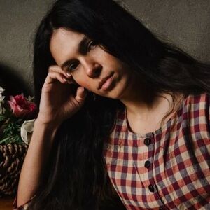 Pyne and Smith Tilling Check Sleeveless Linen Dress